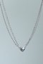 Magnet couple hearts lover necklace & bracelet set bbs06 - 4
