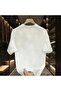 Fun Cat & Brick Printed Cotton T-Shirt for Men - Casual Round Neck, Short Sleeve - 6