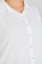 Embroidered Button Plus Size Three Quarter Sleeve Shirt - Stylish and Elegant Design - 4