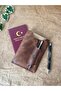 (We Write the Name) Notebook Case / Notebook & Pen Gift - Handmade Genuine Leather - 5