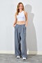 Pleated Wide Leg Pants - Medium Gray |   Ek100661646 - 6