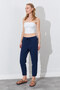Tasseled Carrot Leg Pants - Navy Blue |   Ek100661337 - 3