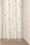Flowers Leaf Daisy Pastel Bohemian Special Design Digital Printed (Single Wing) Beige Cream Stylish Background Curtain
