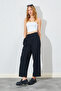Kermersiz Double Pleated Polyviscon Trousers - Black |   Ek100661687 - 2