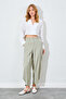 Modal Fabric Trousers with Leg Buttons - Çağla |   Mks661811-01 - 7