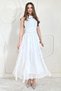 Ecru Halter Neck Lined Dress