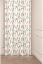 Flowers Leaf Daisy Pastel Bohemian Special Design Digital Printed (Single Wing) Beige Cream Stylish Background Curtain