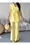 Tie-Detail Double Belted Blazer Vest Trousers Set - 3