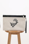 Embroidered Portfolio and Clutch Bag Deer