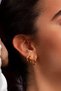 Gold Color Hoop Earring Set |   3-Piece Minimal Earrings |   316L Surgical Steel |   Water Resistant |   Unisex Jewelry