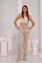 Comfy Women's Tracksuit with Cotton Lycra with Belt Lace up Pockets