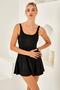 Round Neck Dress Swimsuit 3147-P - 2