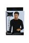 Tutku-Men's Black Thermal Undershirt Top Undergarment - 2