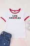 Ecru Girl's 100% Cotton Slogan Printed Piping Detailed Short Sleeve Knitted T-Shirt Tkdss25Ts00115 - 2