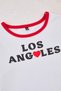 Ecru Girl's 100% Cotton Slogan Printed Piping Detailed Short Sleeve Knitted T-Shirt Tkdss25Ts00115 - 3