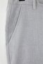 Light Grey Slim Fit Waist Binding Detail Elastic Fabric Woven Pants Tmnaw25Pl00027 - 8