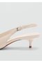 Open Heel Crystal Stone Shoes - 5