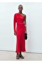 Draped asymmetrical long dress - 2