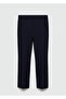 Straight Cut Trousers with Pens - 3
