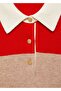 Striped polo collar sweater - 5