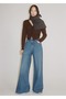 Wideleg Jeans with High Waist - 6