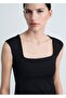 Square Neck Strap Blouse - 6