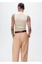 Polo Neck Knitwear Blouse - 4