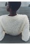 Round Neck Boucle Sweater - 4