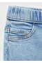 Lace-up Waist Jean Trousers - 8