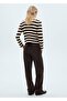 Buttoned striped cardigan - 4