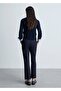 Straight Cut Trousers with Pens - 4