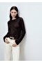 Cotton openwork knit sweater