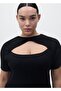 Rib Open Neck Midi Dress - 5