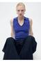 Polo Neck Knitwear Blouse