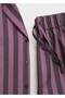 Two-Color Woven Striped Long Shirt - 7