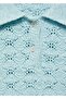 Crochet Polo Neck Sweater - 5