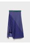 Belted Striped Midi Skirt - 3