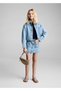 Crop Denim Ceket - 2