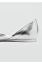Metallic Leather Sandals - 6