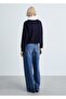 Contrast Collar Knitwear Sweater - 4