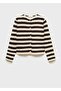 Buttoned striped cardigan - 3