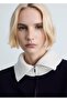 Contrast Collar Knitwear Sweater - 8