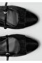 Sequined Block Heel Shoes - 6