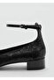 Sequined Block Heel Shoes - 5