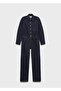 Rinse Wash Belt Denim Overalls - 3