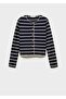 Striped Knitted Cardigan - 3