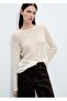 Openwork Knitted Boat Neck Sweater