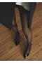 Sequined Block Heel Shoes - 2