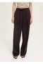 Darted Wideleg Trousers