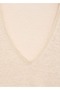 Linen T-shirt with V-neck - 7